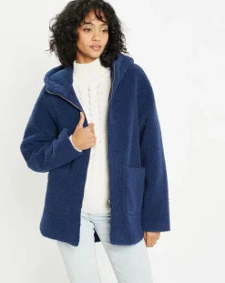 Veste réversible en Fausse Fourrure 315 Mont indigo