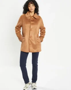 Veste réversible en Fausse Fourrure 309 Mont cannela white