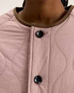 Veste réversible en Laine mélangée Hari rose/vert