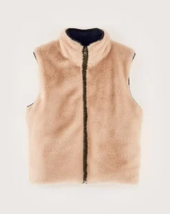 Veste réversible fourrée Hansel naval