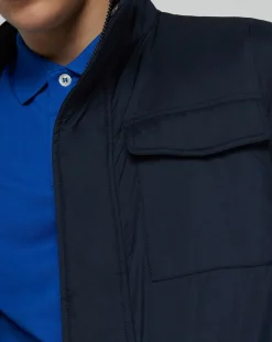 Veste Saharienne légère bleu marine