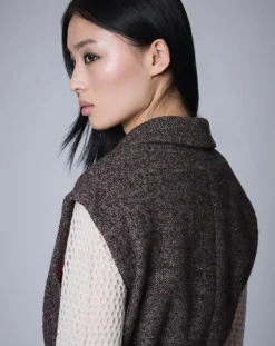 Veste sans manches en Laine mélangée Raymonde chocolat