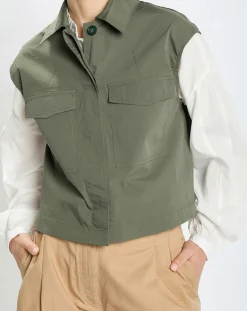 Veste sans manches Mini Explore kaki