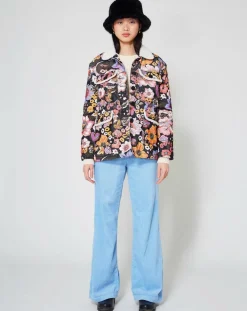 Veste Sherpa Carnaby noir/multicolore