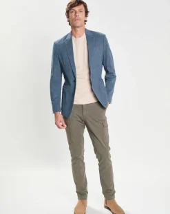 Veste Tencel Destruct bleue