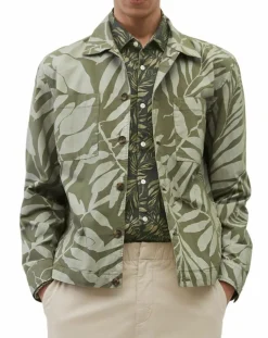 Veste Trucker Coton Bio kaki clair