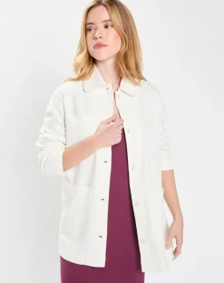 Veste Twill Coton Loom écrue