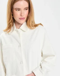 Veste Twill Coton Loom écrue