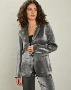 Veste Virna argentée