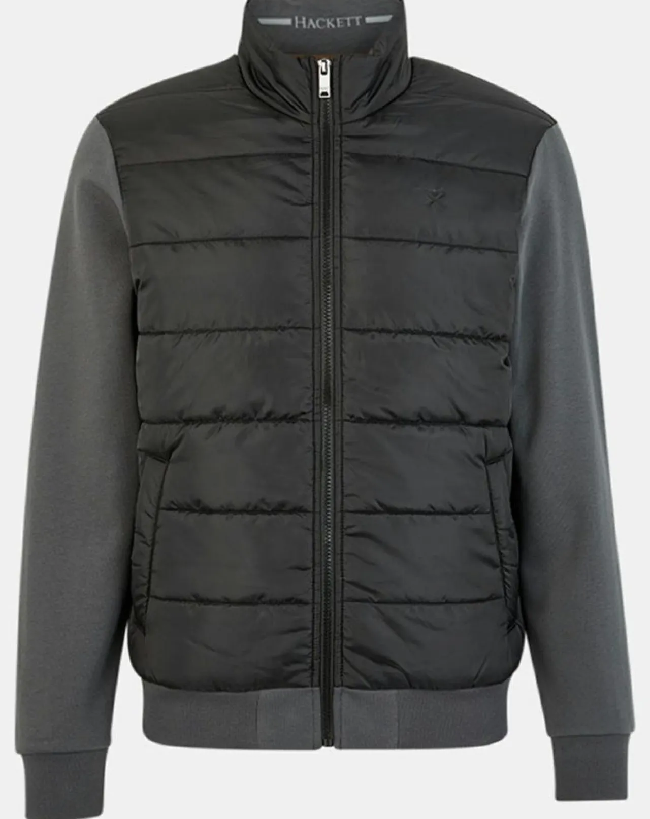 Veste zippée Bimatière noir/gris