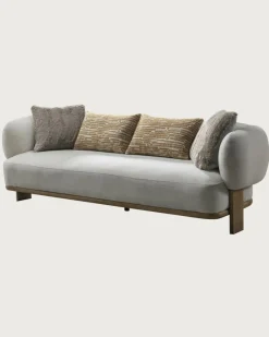 Vigo - Canapé en tissu et bois massif